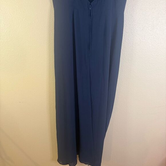 Modcloth Navy You’re Flowing Places Dress 10 - Picture 7 of 8